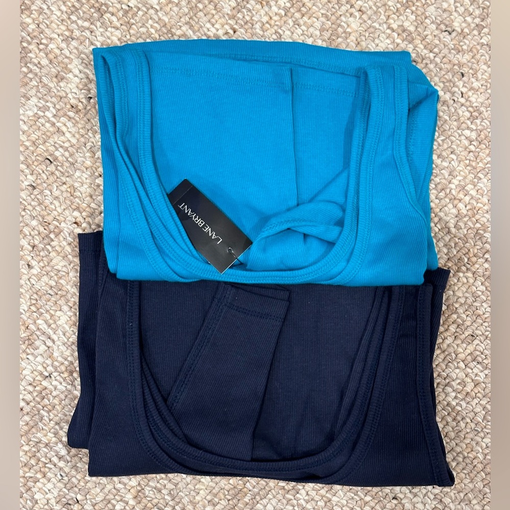 NWT Lane Bryant Set of 2 Tank Tops Size 22/24